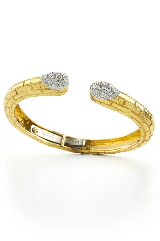 Gold Bricks and Diamond Bangle