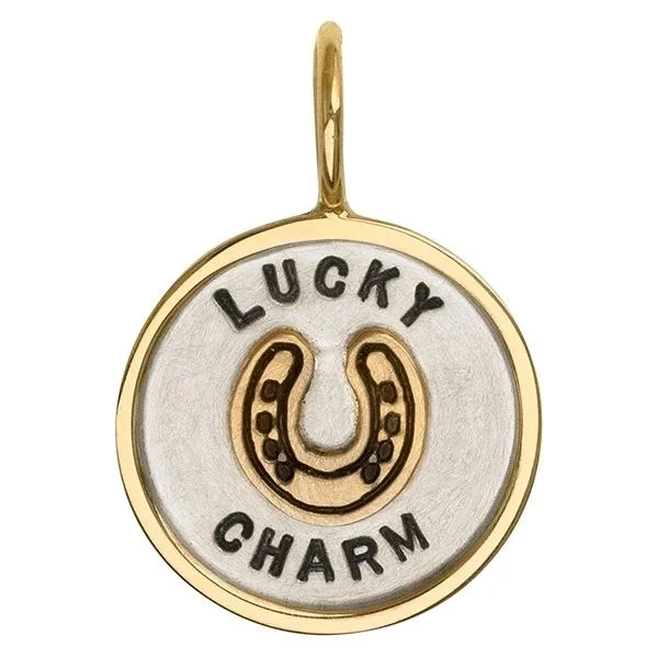 HEATHER B. MOORE "Lucky Charm" Round Horseshoe Charm