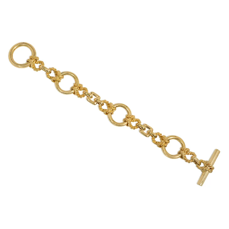 Hermès Paris 1970s 18KT Yellow Gold "Audierne" Bracelet