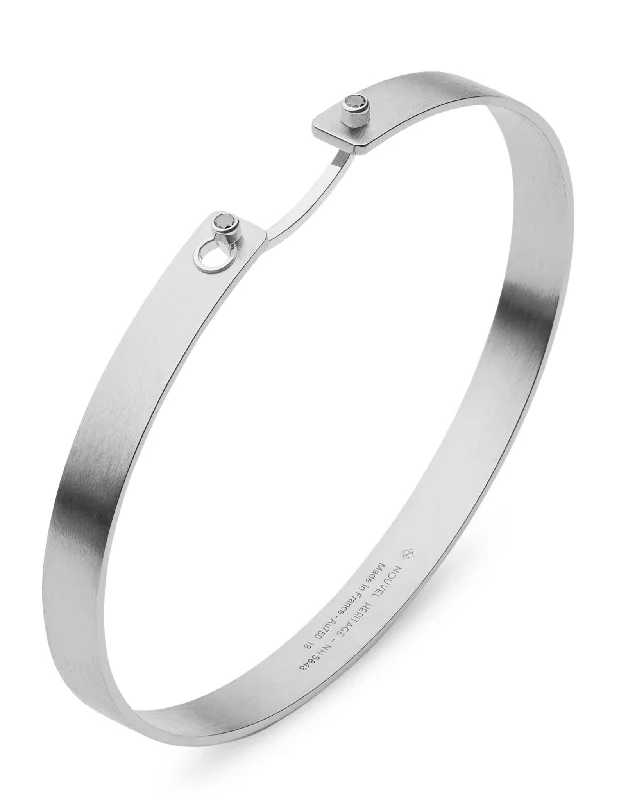 His Titanium Black Diamond Mood Bangle