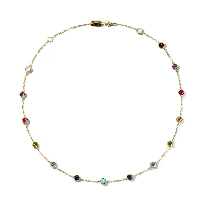 IPPOLITA Lollipop Station Necklace in Rainbow