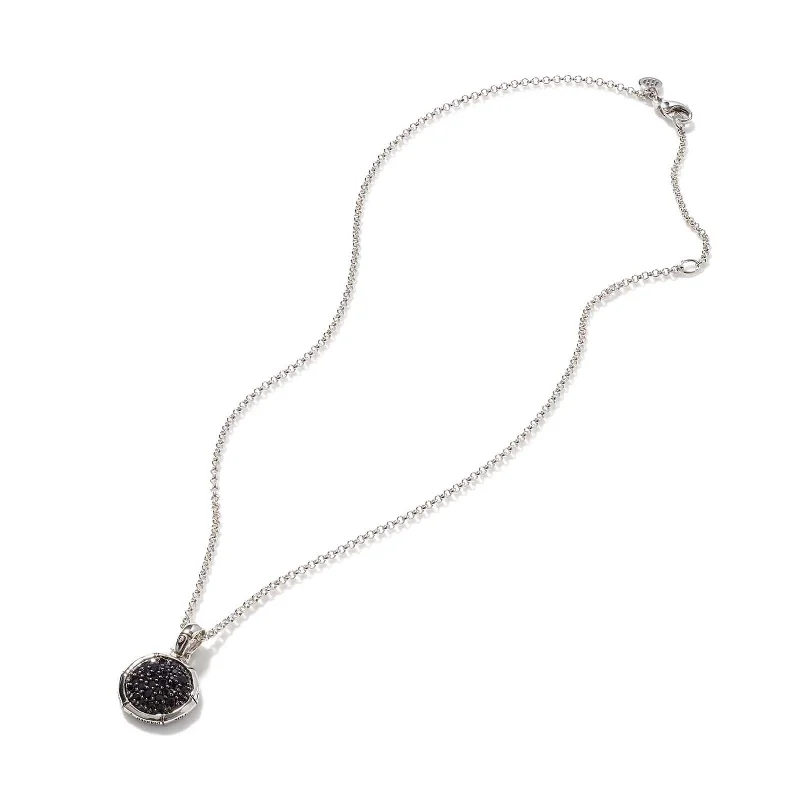 JOHN HARDY Bamboo Black Sapphire Pendant