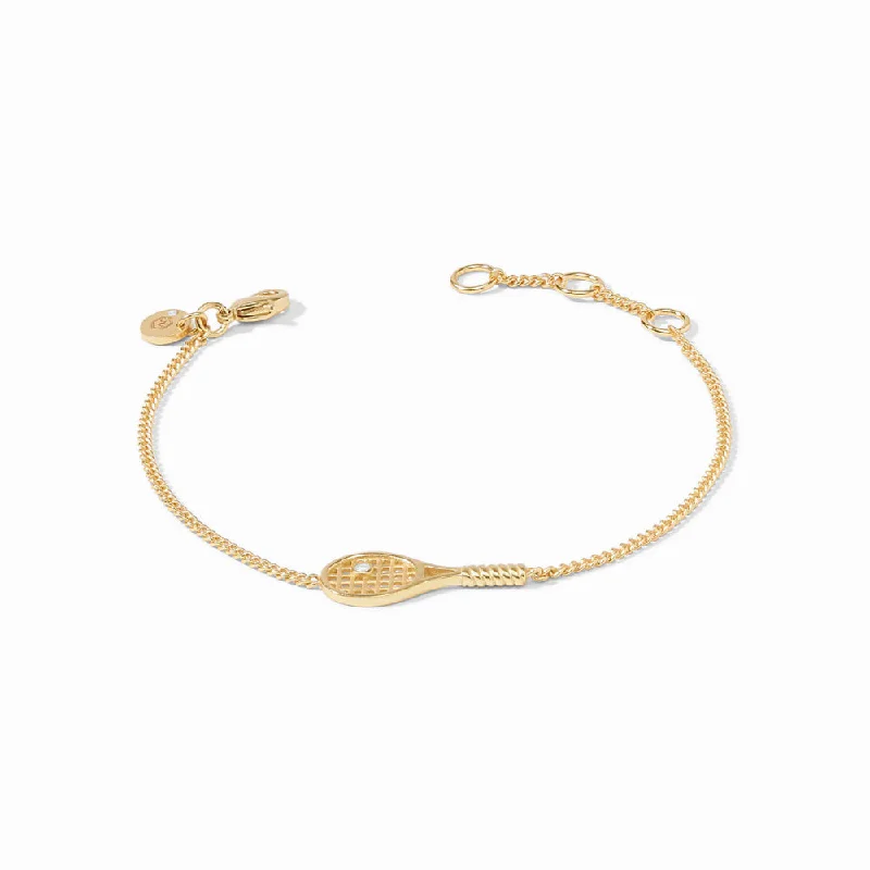 Julie Vos Tennis Racquet Delicate Bracelet