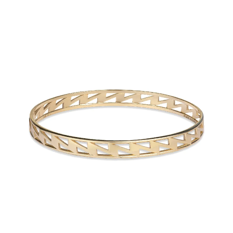 Kamohoaliʻi Lightning Bolt Bracelet in Gold - 7.5mm