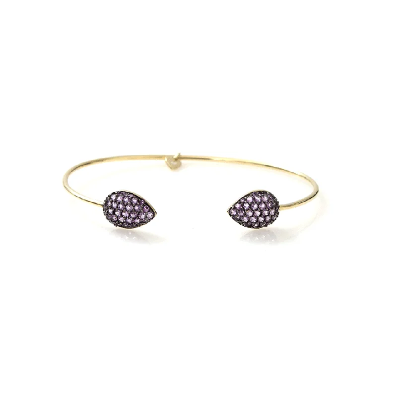 Pear Shape Dome Bangle