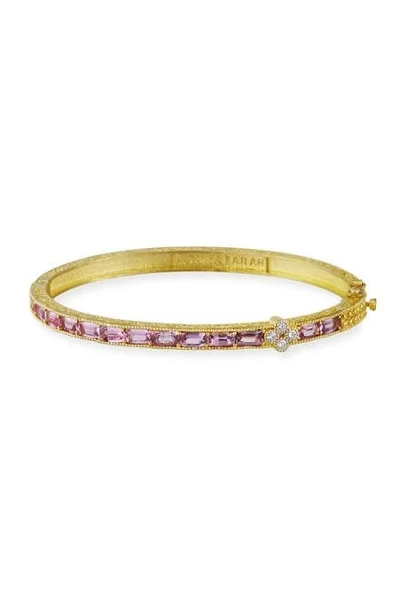 Pink Sapphire Bangle