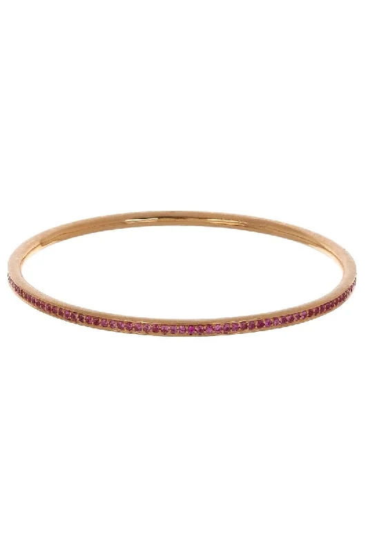 Pink Sapphire Bangle