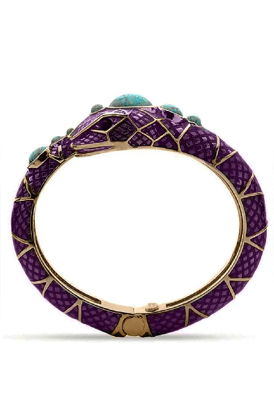 Serpente Bangle Bracelet - Purple