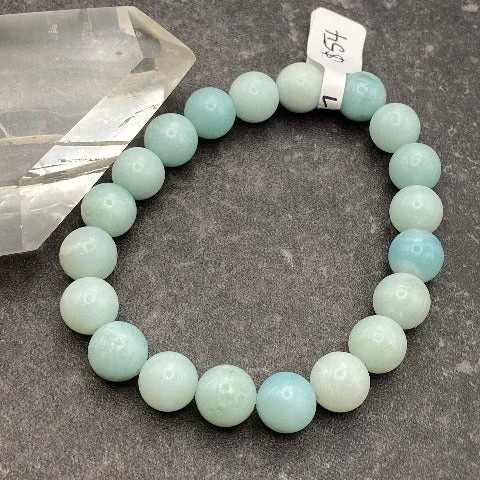 Smooth Amazonite Crystal Bracelet