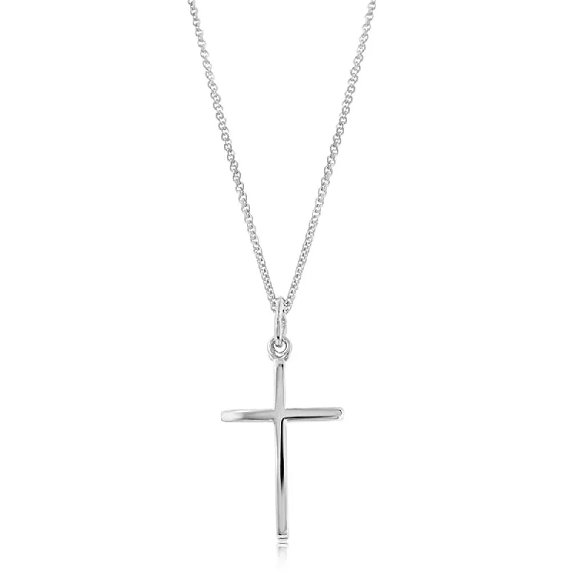 Thin Cross Pendant Necklace