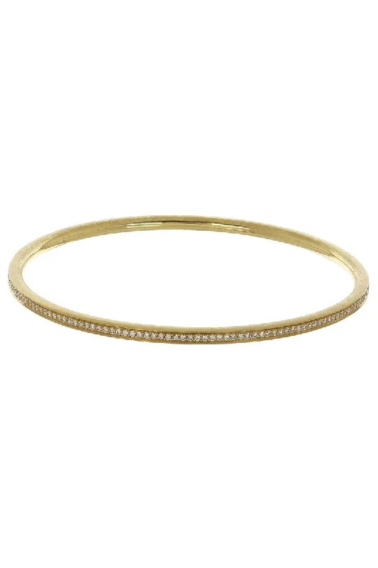 Thin Diamond Bangle