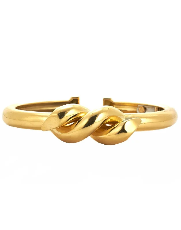 Twisted Nail Bangle