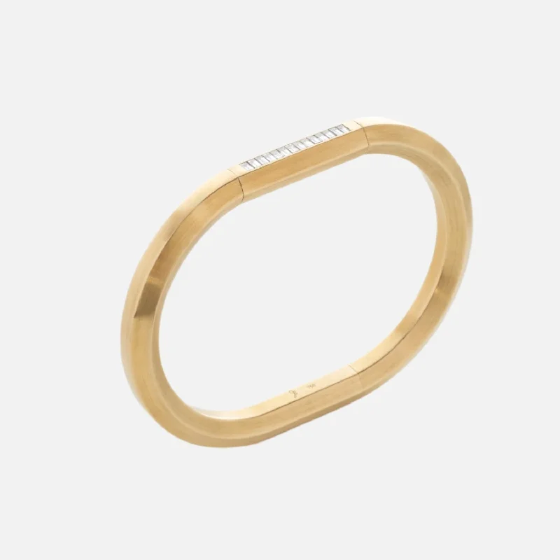 Vault Baguette Diamond, 18k Yellow Gold