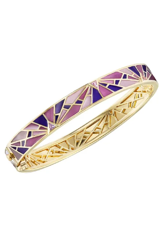 Violet Tiger Lily Bangle