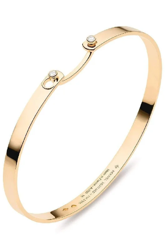 Yellow Gold Diamond Monday Morning Mood Bangle